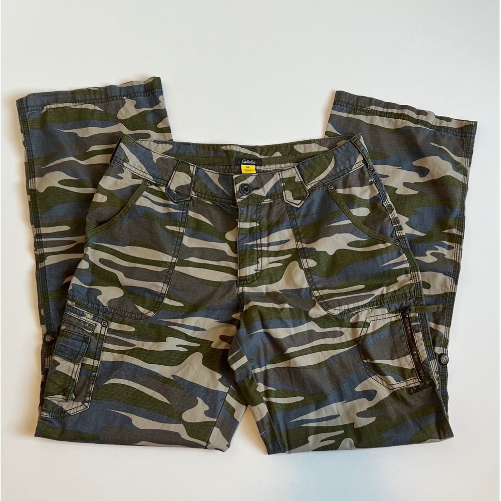 Cabela's Camouflage Pants in Green, Tan, Gray